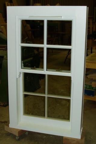 Sliding sash window closed