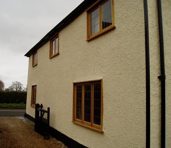 Beautiful oak windows fitted